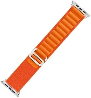 Nylon Compatible with Apple Watch Bands 49 MM, Soft and Breathable Nylon G-hook Loop Buckle Watch Strap, Suitable for Apple watch Ultra Series 8 Adjustable Size