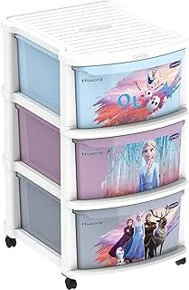 Cosmoplast IFDIFRZST544 Disney Frozen Multipurpose Storage Cabinet With Wheels -