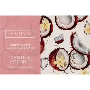 Avuva White Paste Hair Removal - 100 Gm- Coconut& Vanilla