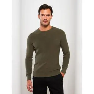 LC Waikiki Crew Neck Long Sleeve Men's Tricot Sweater