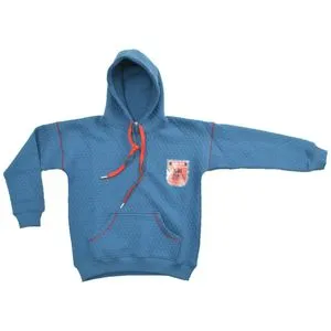 Boys Blue Cotton Long Sleeves Hoodie