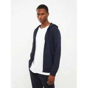 LC Waikiki Standard Pattern Hooded Men's Sports Cardigan