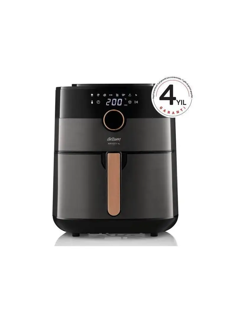 Arzum Airtasty XL Air Fryer - Copper 6 L 1750 W AR2074-B Black