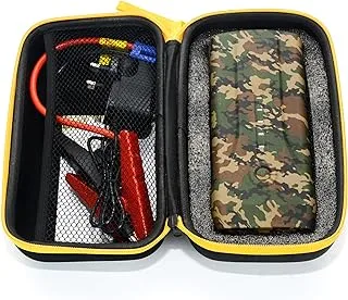 Generic Portable Car Jump Starter, 19V 50 WH Super Capacitor Jump Starter 800000 mAH, Super Safe, with Carrying Case - Army