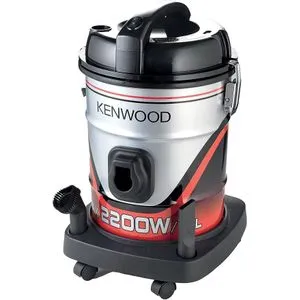 Kenwood Drum Vacuum Cleaner 2200W 25L Tank Vacuum Cleaner With 8M Extra Long Power Cord, Removable & Washable Filter, Multi Surface For Home & Office Vdm60.000Br