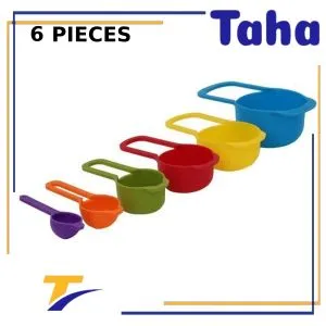 Taha Offer Measuring Spoons From 7.5 Ml To 1 Cup - 6 Pcs