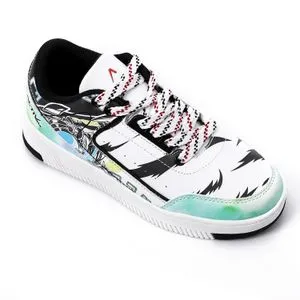 Activ Boys Graphite Black, Light Green & White Fashionable Sneakers