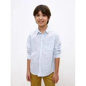 LC Waikiki Striped Long Sleeve Boy Shirt