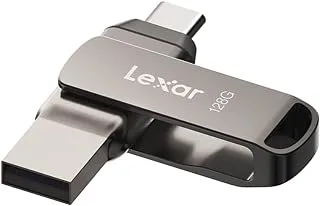 Lexar 128GB USB 3.1 Flash Drive, USB-A & USB C USB Stick up to 130MB/s Read, Type-C Thumb Drive Swivel Design, Jump Drive for USB3.0/USB2.0, Memory Stick for Android Device/Tablet/Laptop/PC/Phone