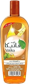 Vatika Naturals Mink Enriched Hair Oil 45 ml | Olive & Vitamin E | Nourish, Strengthen & Replenish Elasticity | For Dry & Dull Hair