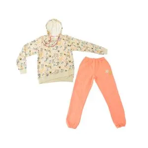 Girls Home Pajama Set - Simon & Light Beige