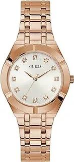 GUESS Factory Rose Gold-Tone and Diamond Analog Watch, Rose Gold, ONE, Analog Watch