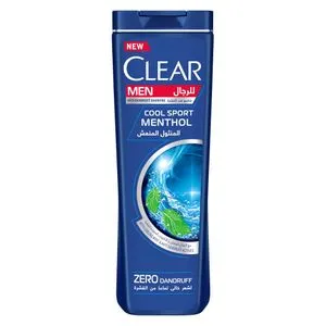 Clear Men's Anti Dandruff Shampoo With activated charcoal and mint 3 zero tech 360ML