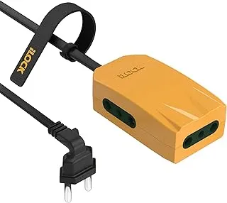 iLOCK Mini Power Strip - 3 Outlets (1.5 m, yellow)