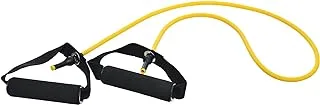 High Quality Resistance Band (4-6LB) 8 shape With Handle For Better Experience - Yellow