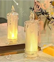 Bronze Acrylic Candle Candle Elegant and Romantic Decorative 18cm (Assorted Colors)