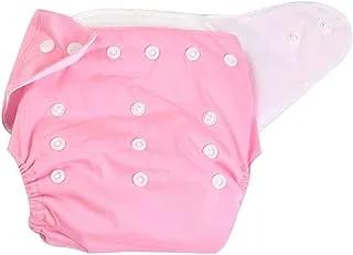 Reusable Pink Cloth Diaper Cotton Cover Washable Free Size Adjustable