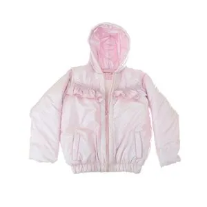 Bongo Girls Solid Pattern Waterproof  Jacket - Pink