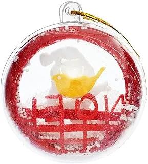 Generic Plastic Merry Christmas Ball With Foam Inside Decoration For Christmas Tree Ornaments - Multi Color