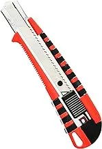 Jaguar. MRG-18 High Quality Paper Knife 18mm with Blade Snapper for Office and School - Red Black