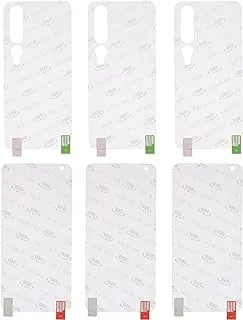 Generic Gelatin 3D Front And Back Full Cover Screen Protection With Anti Scratch Layer And High Transparency For Xiaomi MI 10 2020 0.2 MM Set Of 3 Pieces - Clear