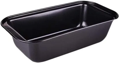 Generic Carbon Steel Rectangle Non Stick Loaf Pan For Baking - Black