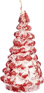 Generic Magic Glitter Candle With Christmas Tree Shaped For Christmas Party Decor White Red