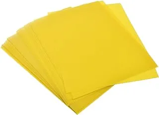 High Quality PVC Binding Cover For Office Set Of 40 PCs With Premium And Eco-Friendly Material - Yellow