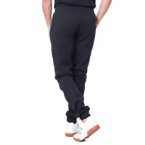 Air Walk Elastic Waist Black Plain Active Pants