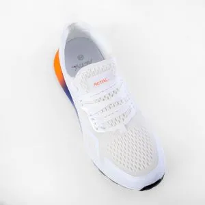 Activ Hard Rubber Sole Textile Practical Sneakers - White