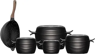 Neoklein Set of 9PCS SET 4 Casseroles (18,20,24,30) cm +4 Multi lid + Wok 30 cm