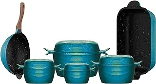 Neoklein Set of 10PCS SET 4 Casseroles (18,20,24,30) cm + 4 Multi lid + Wok 30 cm +Roaster 36