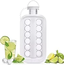 portable 2 in 1 diy leakproof bpa free pop ice cube trays molds ice ball maker bottle with lid (1)