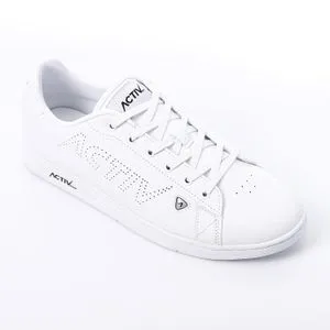 Activ White Basic Plain Sneakers