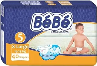 Bebe Baby Diapers X-Large (size 5) 40 diapers