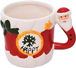 Generic Ceramic Deep Mug With Prominent Design In The Shape Of Old Man Safe For Hot And Cold Drinks - Multi Color