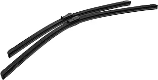 ND045 Set Of 2 Pieces OF Car Wiper Blades For Skoda Octavia, Size 24-19 With Perfect Design, Premium And Long Lasting Material - Black