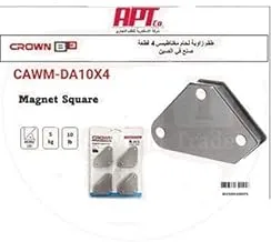 CROWN CAWM-DA10X4 4 4 قطعة مجموعة زاوية اللحام المغناطيسي