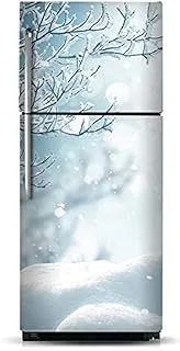 Creative 3D Winter Tree Snow Fridge Sticker Self-adhesive Home Decorative Wall Sticker