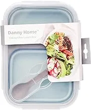 Danny Home DH2337 High Quality Collapsible Lunch Box with Spoon - Multi Color