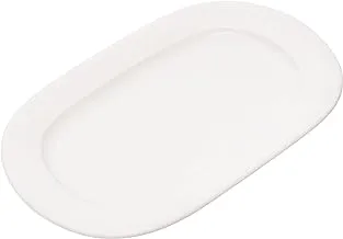 Tunisie Tu-4701822 Set Of 6 Pieces Of Porcelain Grandesiecle Pickle Dish 22Cm Suitable For Home And Restaurants With Premium Durable Material - Off-White