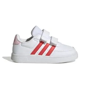 ADIDAS LSJ09 Tennis Breaknet Lifestyle Court Two-Strap Hook-And-Loop Shoes- White