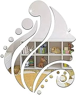 Wall Sticker, Removable DIY Acrylic 3D Mirror Wall Decal Wall Sticker for Bedroom Sitting - Beauty Beautiful Girl Head Wall Sticker Room DIY Self-adhesive Decorative Mirror Wall Sticker