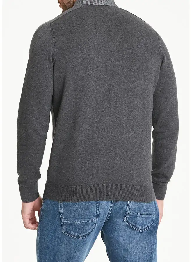 Matalan Lincoln Mock Polo Collar Jumper