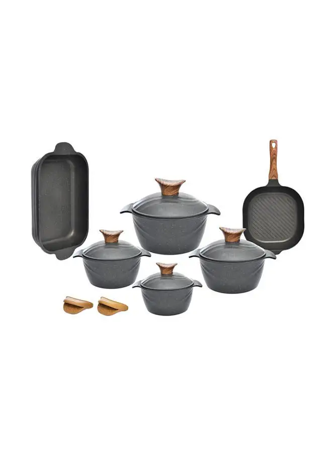 NeoKlein Grill 30+casserole 36+ 4 covers + 4 duck dish (18.20.24.30) -Black