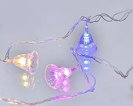 Generic Silicone Ramadan Led Rope Home Containing With Lighting Colorful And Plastic Bells Design Add More Happy For Decoration - Transparent