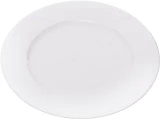 Tunisie Tu-0600128 Set Of 6 Pieces Of Porcelain Narjess Dinner Plate 28Cm Suitable For Home And Restaurants With Premium Durable Material - White