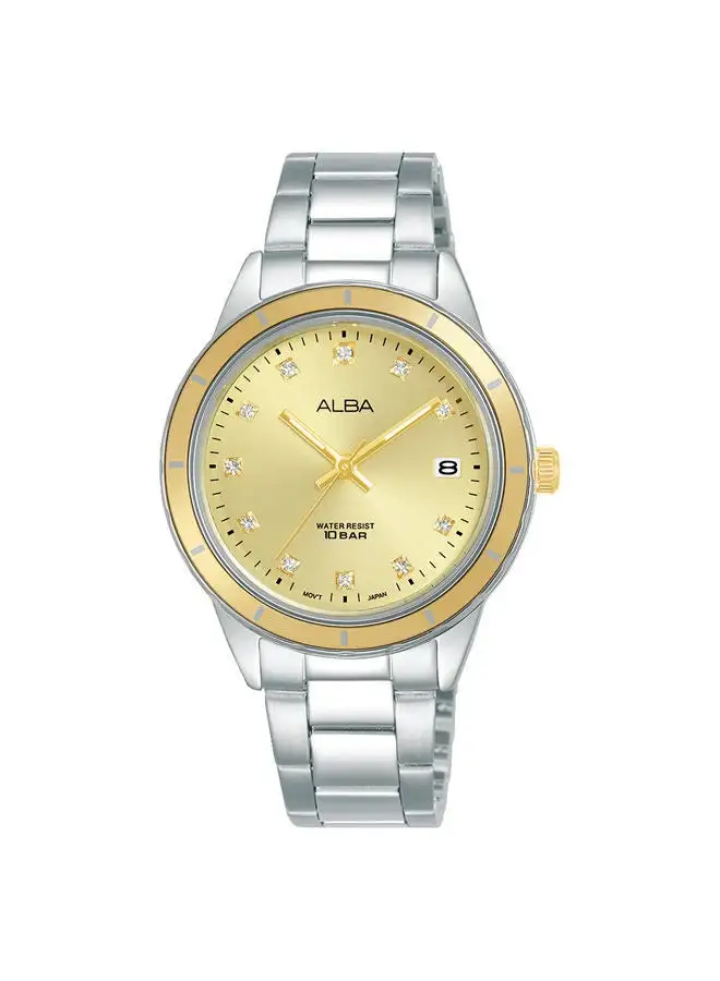 Alba Stainless Steel Analog Watch AG8M85X