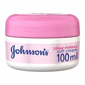 Johnson's 24-Hour Moisture Body Soft Cream - 100Ml