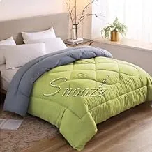 Double face quilt, Lemon green& Gray, 220 * 235 cm